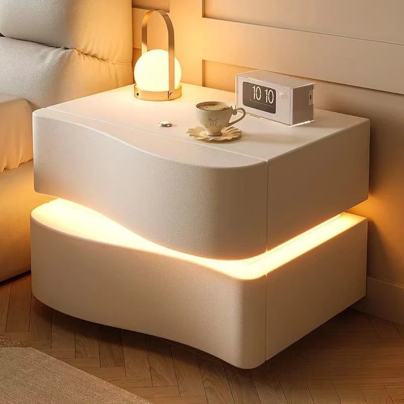 Cream bedside table bedroom creative home new modern simple high-end solid wood bedside storage new type
Cream bedside table bedroom creative home new modern simple high-end solid wood bedside storage new type