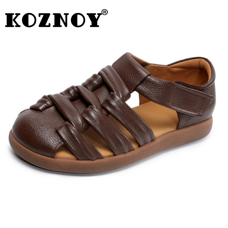 Koznoy/женские сандалии из натуральной кожи толщиной 2,5 см, тапочки на танкетке, туфли Мэри Джейн, роскошные летние туфли на плоской подошве с крючками
Koznoy/женские сандалии из натуральной кожи толщиной 2,5 см, тапочки на танкетке, туфли Мэри Джейн, роскошные летние туфли на плоской подошве с крючками