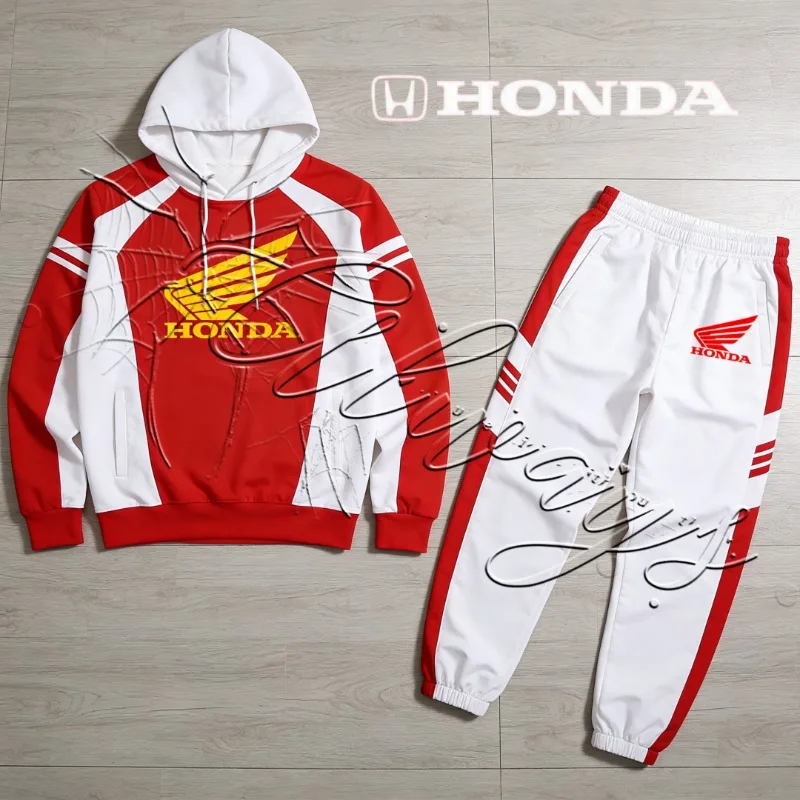 2026 модный мотоциклетный костюм Honda для любителей гонок на открытом воздухе, теплая толстовка с капюшоном, брюки, комплект из двух предметов, мужской МОТО-внедорожный комплект
2026 модный мотоциклетный костюм Honda для любителей гонок на открытом воздухе, теплая толстовка с капюшоном, брюки, комплект из двух предметов, мужской МОТО-внедорожный комплект