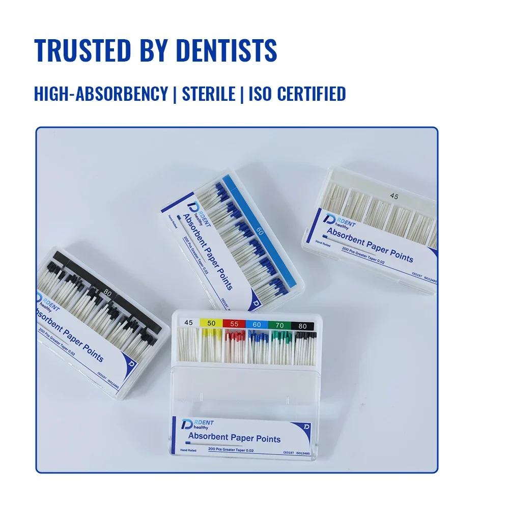 DrdenT 3 Boxs Absorbent Paper Points Endodontic Cones Root canal 02 04 06 F Taper paper points PP Sterile CE Endodontic treatme 
DrdenT 3 Boxs Absorbent Paper Points Endodontic Cones Root canal 02 04 06 F Taper paper points PP Sterile CE Endodontic treatme
