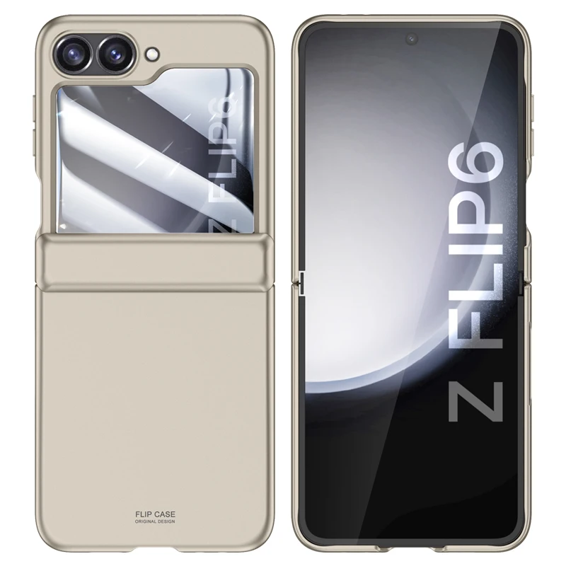 Protection Cover For Samsung Galaxy Z Flip 6 Stylish Hard PC Shockproof Skin Feel Foldable Back Cover Funda
Protection Cover For Samsung Galaxy Z Flip 6 Stylish Hard PC Shockproof Skin Feel Foldable Back Cover Funda