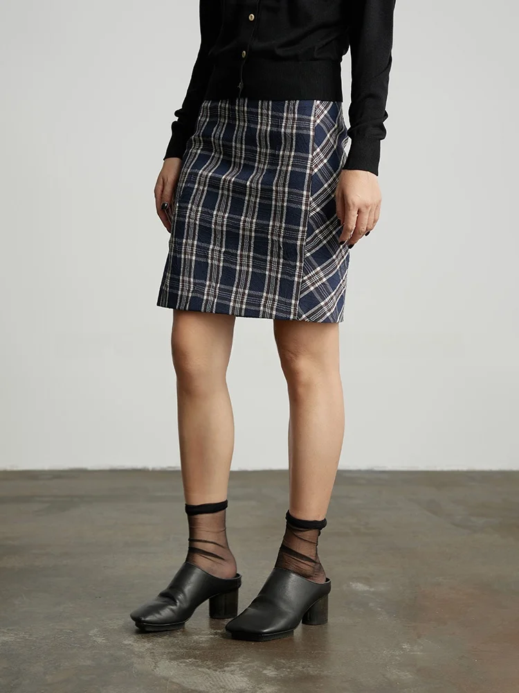 Юбка в винтажную клетку, плиссированная, со средней талией, силуэт А-силуэт, из смесового полиэстера и хлопка, осенняя новинка
Юбка в винтажную клетку, плиссированная, со средней талией, силуэт А-силуэт, из смесового полиэстера и хлопка, осенняя новинка