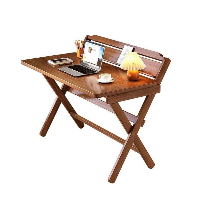 Computer desk Desktop solid wood folding household bedroom Bedside table Student study writing table Simple rental house desk
Computer desk Desktop solid wood folding household bedroom Bedside table Student study writing table Simple rental house desk
