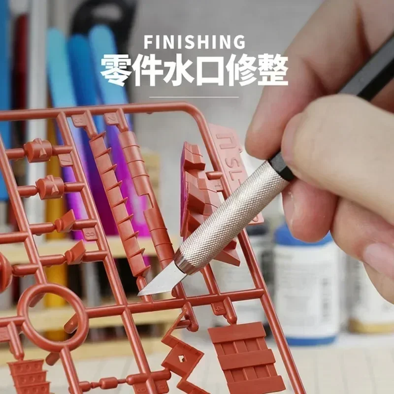 Ustar Tool Set for Military Model Finishing Carving DIY Tools UA-91900 Wide-blade Pen Knife with 15pcs Replacement Blades
Ustar Tool Set for Military Model Finishing Carving DIY Tools UA-91900 Wide-blade Pen Knife with 15pcs Replacement Blades