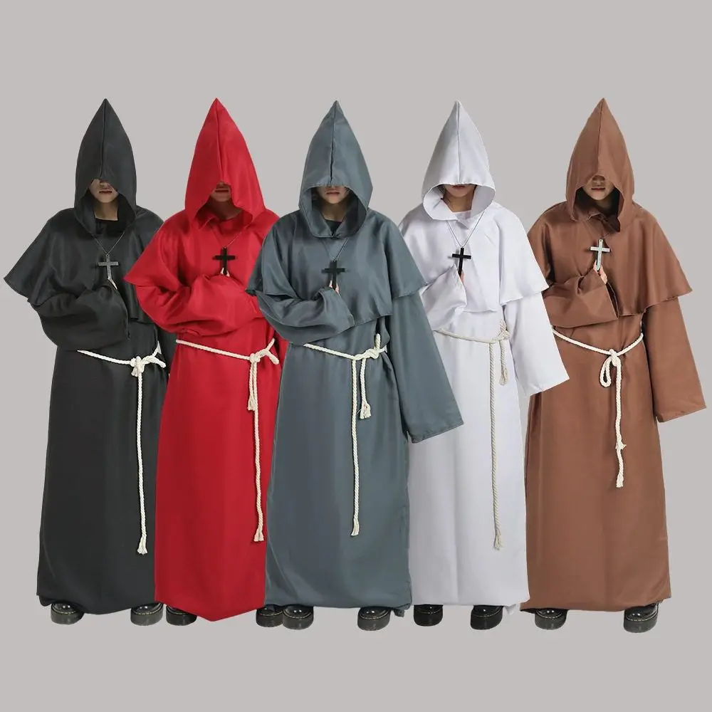Halloween Medieval Priest Performance Costume Party Role-playing Clothing Monastic Ancient Style Stage Performance Outfit
Halloween Medieval Priest Performance Costume Party Role-playing Clothing Monastic Ancient Style Stage Performance Outfit