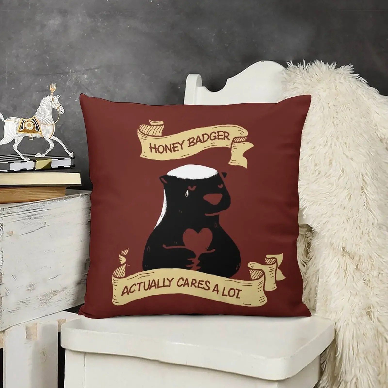 Honey Badger DOES Cares Throw Pillow christmas pillow case Cusions Cover pillow cover luxury
Honey Badger DOES Cares Throw Pillow christmas pillow case Cusions Cover pillow cover luxury