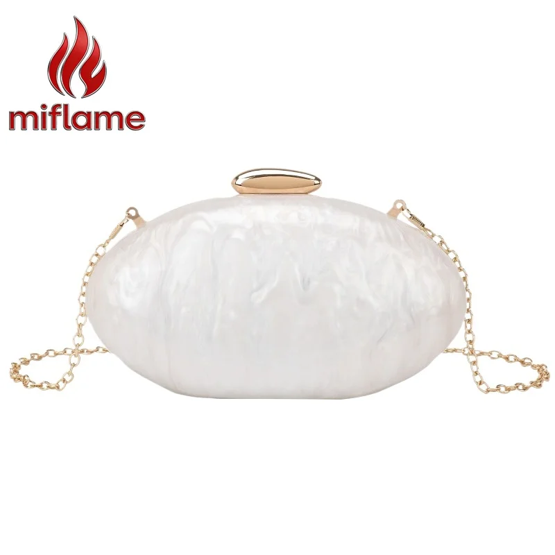 miflame Clutch Evening Bag Acrylic Oval Egg Shape Chain Shoulder Bag for Party Fashion Wedding Elegant
miflame Clutch Evening Bag Acrylic Oval Egg Shape Chain Shoulder Bag for Party Fashion Wedding Elegant