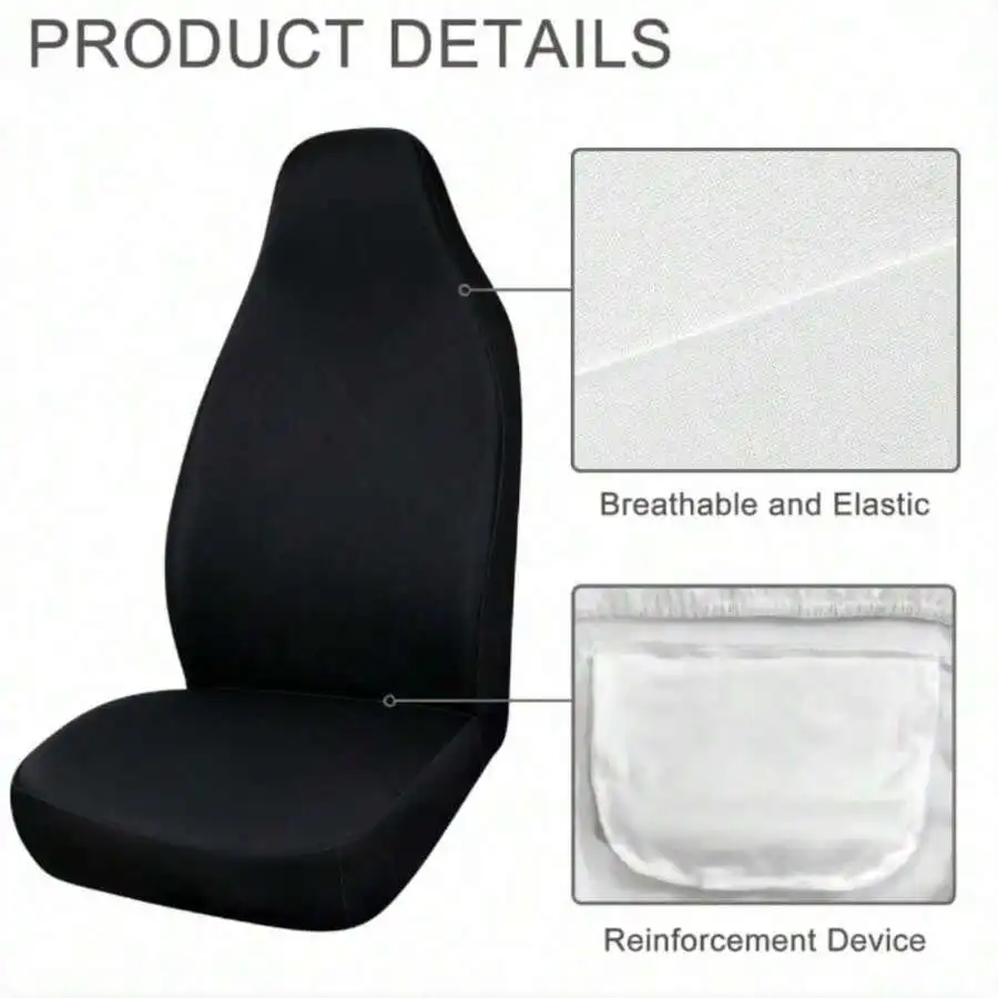 Car Seat Cover Full Set Breathable Elastic Universal Fit For Sedan Truck SUV
Car Seat Cover Full Set Breathable Elastic Universal Fit For Sedan Truck SUV