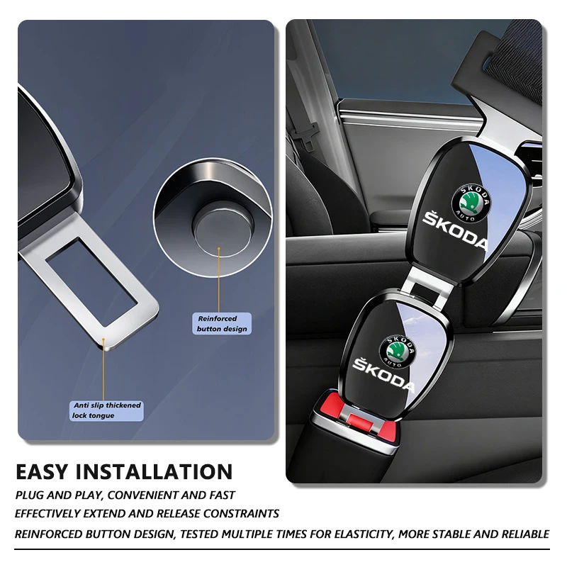 For Skoda Octavia 2 3 Car Seat Belt Buckle Plug Auto Safety Strap Extender For Skoda Octavia Superb RAPID FABIA KAMIQ KAROQ KODI
For Skoda Octavia 2 3 Car Seat Belt Buckle Plug Auto Safety Strap Extender For Skoda Octavia Superb RAPID FABIA KAMIQ KAROQ KODI