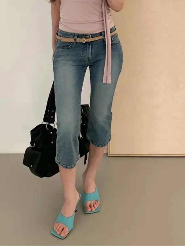 Chic High Waist Crop Jeans Casual Style Women's Denim Pants Vintage Washed Cotton Blend Comfortable Fit Summer New Arrival
Chic High Waist Crop Jeans Casual Style Women's Denim Pants Vintage Washed Cotton Blend Comfortable Fit Summer New Arrival