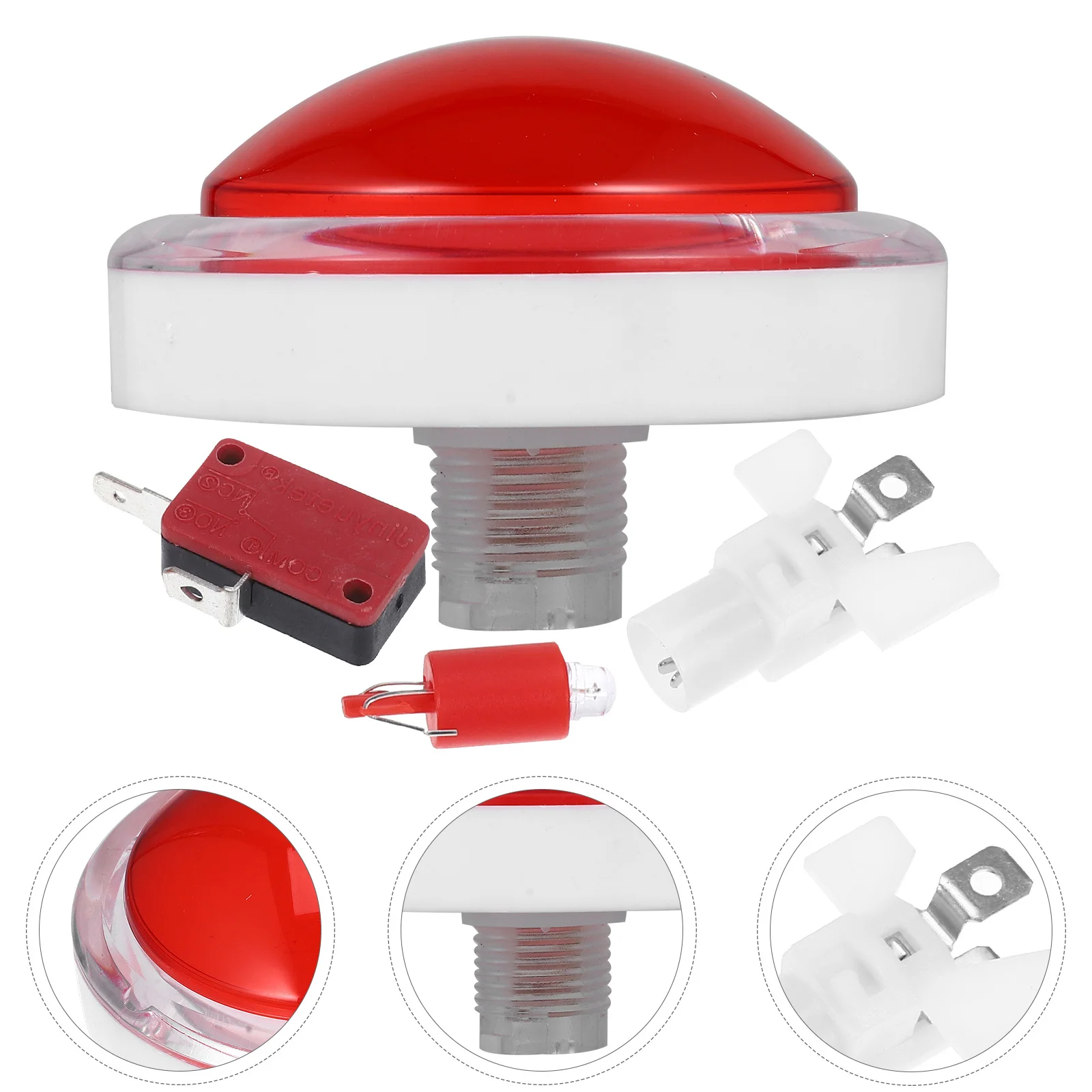 1Set LED Round Button Switch Lighted Up Game Buzzer Gaming Buzzer Plastic Game Pressing Button for Party Answer Interactive
1Set LED Round Button Switch Lighted Up Game Buzzer Gaming Buzzer Plastic Game Pressing Button for Party Answer Interactive