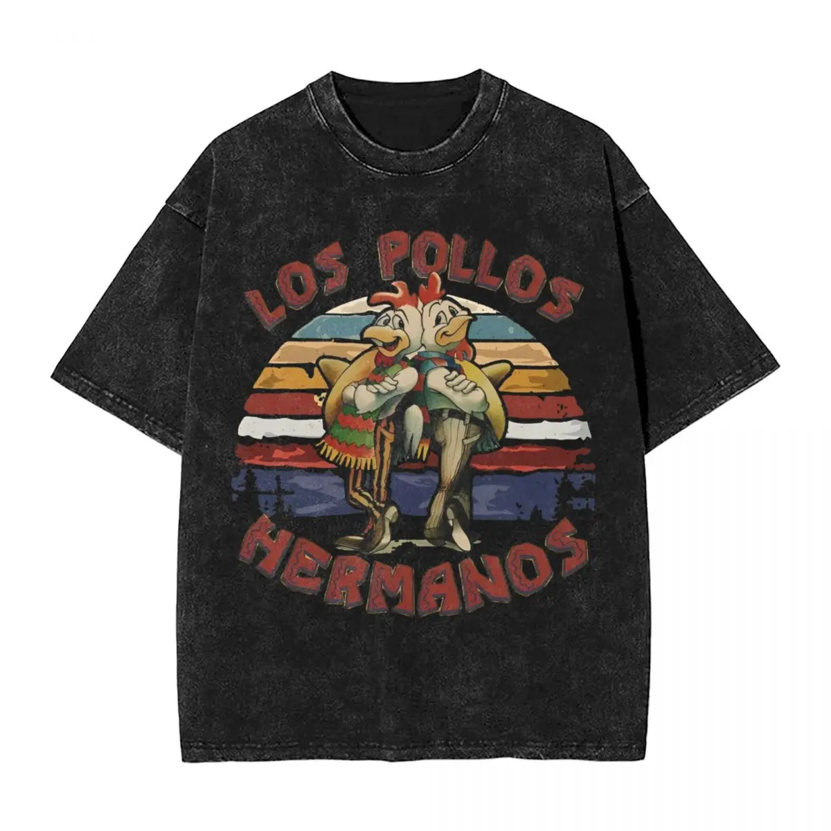 Ретро футболка Los Pollos Hermanos Breaking Bad, футболка из 100% хлопка, футболка Chicken Brothers для мужчин и женщин, уличная одежда, футболки с принтом
Ретро футболка Los Pollos Hermanos Breaking Bad, футболка из 100% хлопка, футболка Chicken Brothers для мужчин и женщин, уличная одежда, футболки с принтом
