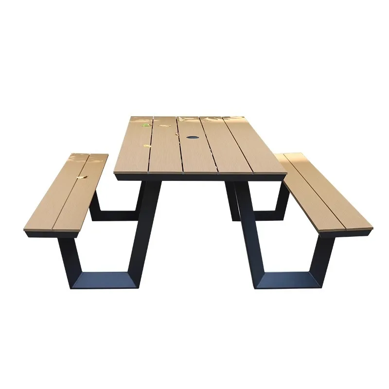 Outdoor one-piece table and chair courtyard open-air plastic wood outdoor garden leisure park chair combination waterproof and s
Outdoor one-piece table and chair courtyard open-air plastic wood outdoor garden leisure park chair combination waterproof and s