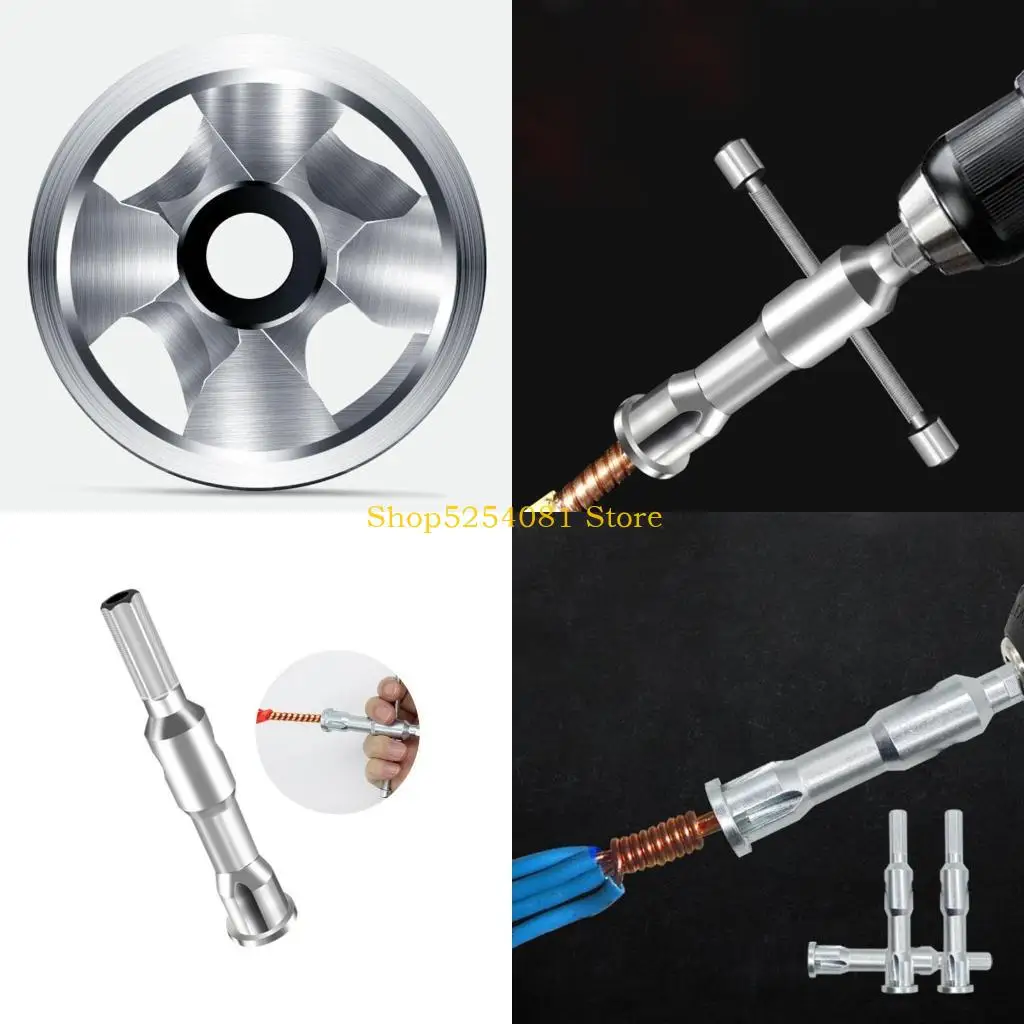 AXYC Steel Galvanized Automatic Wire Stripper Twist Wire Tool for Fast Cable Peeling and Twisting Connector for Power Drill
AXYC Steel Galvanized Automatic Wire Stripper Twist Wire Tool for Fast Cable Peeling and Twisting Connector for Power Drill