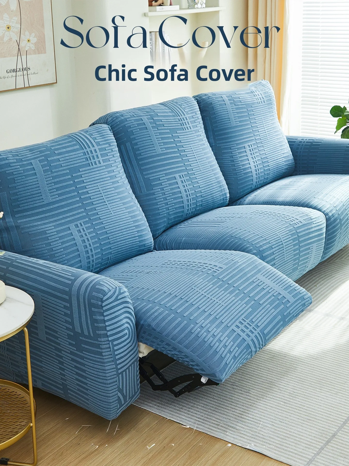 Economy Class Three-Seater Sofa Cover Elastic Full Wrap Sofa Protector Cover Machine Washable Modern Striped Pattern
Economy Class Three-Seater Sofa Cover Elastic Full Wrap Sofa Protector Cover Machine Washable Modern Striped Pattern