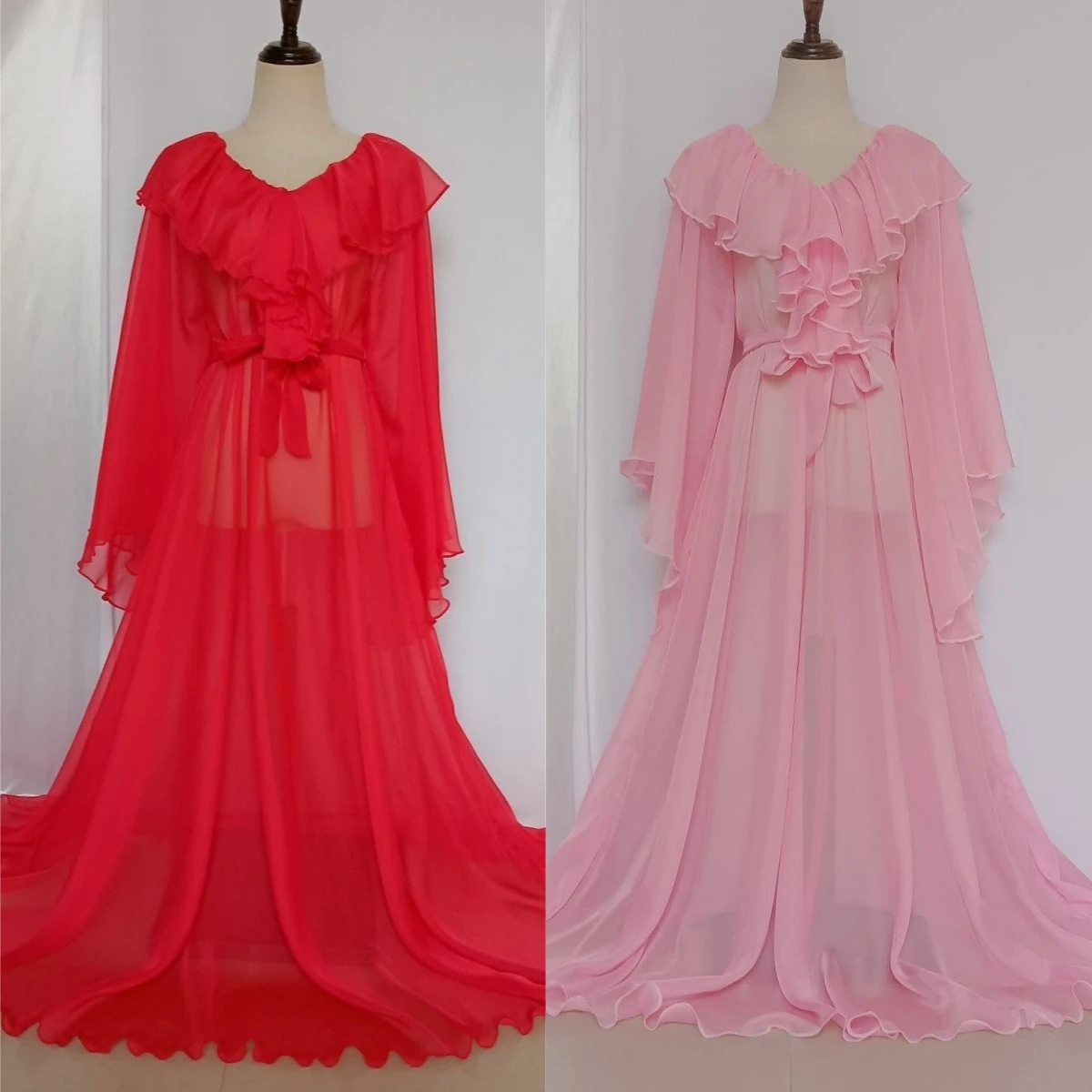 Women Sexy Lingerie Sleepwear Long Sleeves Men Chiffon Dress Sheer Gown See Through Kimono Robe Cardiga Underwear Nightwear Gown
Women Sexy Lingerie Sleepwear Long Sleeves Men Chiffon Dress Sheer Gown See Through Kimono Robe Cardiga Underwear Nightwear Gown