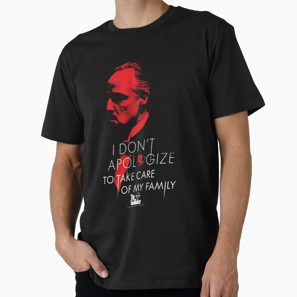 The Godfather Vito Corleone Retro Crime Movie Gift t shirt Men's 100% cotton O-Neck Short Sleeve Graphic clothes All size tee
The Godfather Vito Corleone Retro Crime Movie Gift t shirt Men's 100% cotton O-Neck Short Sleeve Graphic clothes All size tee