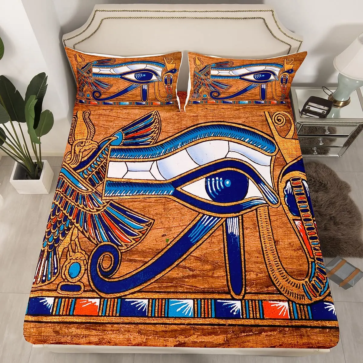 Ancient Egypt Comforter Cover Set Duvet Cover Bedding Set Boho Tribal Quilt Cover 2 Pillowcases Full Queen King Size 3 Pieces
Ancient Egypt Comforter Cover Set Duvet Cover Bedding Set Boho Tribal Quilt Cover 2 Pillowcases Full Queen King Size 3 Pieces