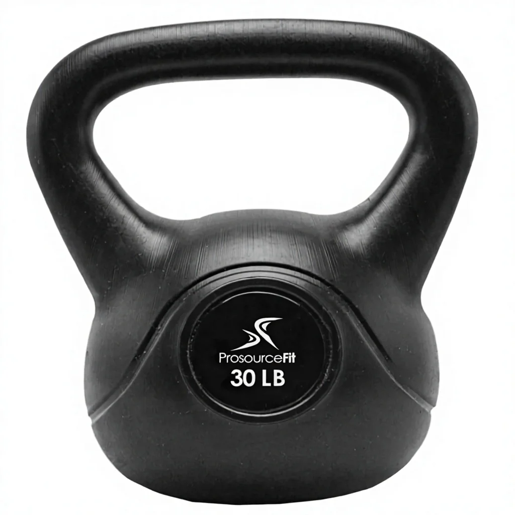 Vinyl Plastic Kettlebell with Cement Interior for Commercial Use 10-35 Lbs
Vinyl Plastic Kettlebell with Cement Interior for Commercial Use 10-35 Lbs