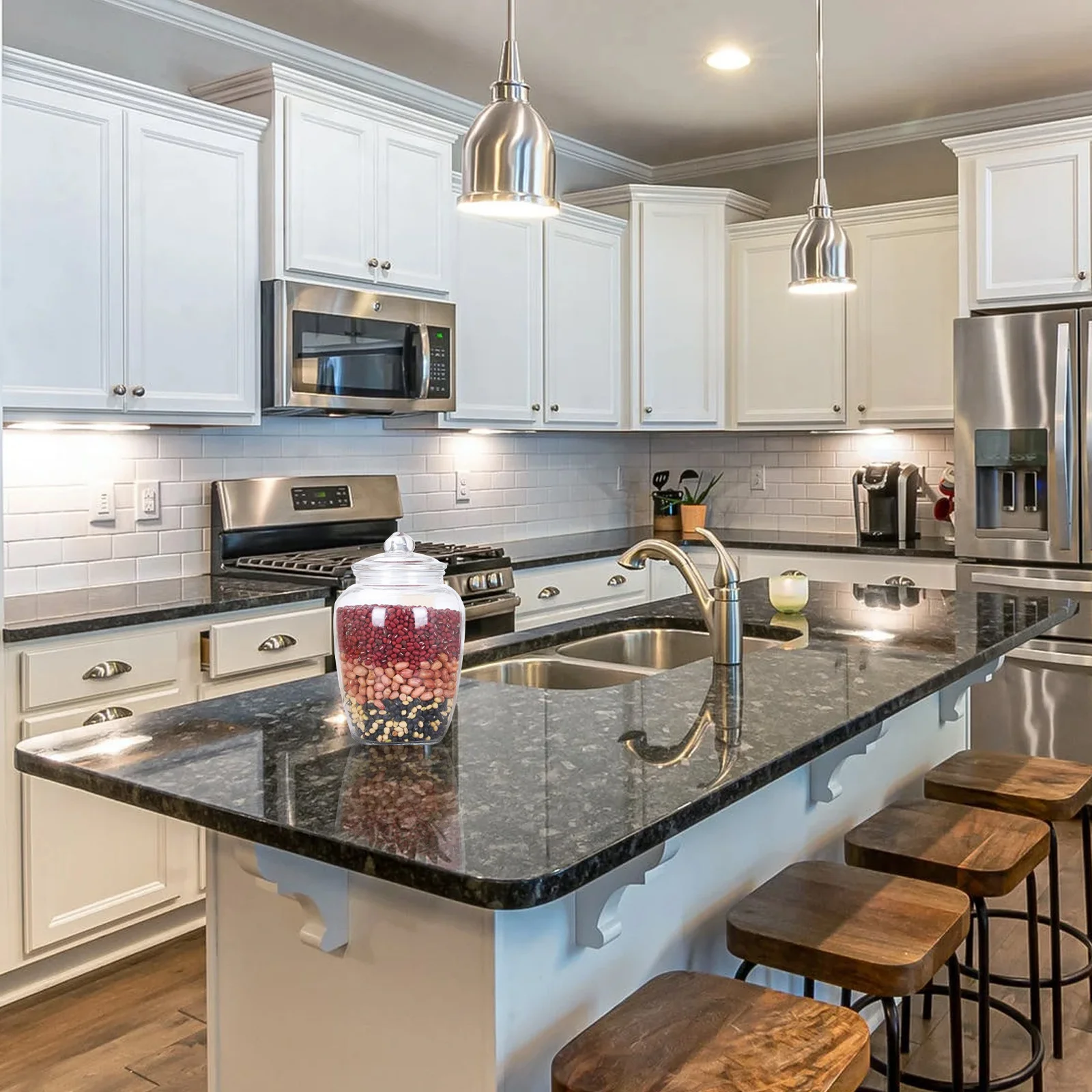 1Pcs Transparent Sealing Container Clear Glass Jar Airtight Food Storage Tank Moisture Proof High Quality Materials
1Pcs Transparent Sealing Container Clear Glass Jar Airtight Food Storage Tank Moisture Proof High Quality Materials