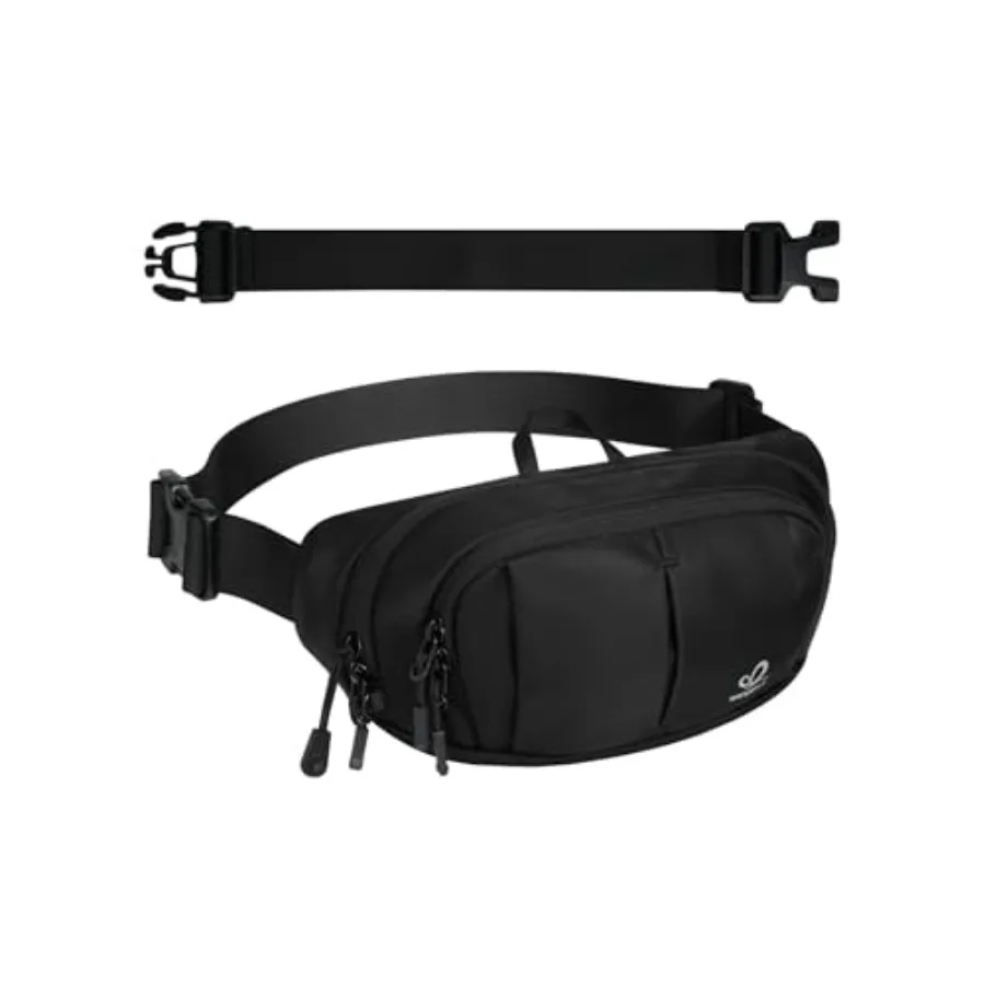 Large RFID Fanny Pack: 2.5L Crossbody Waist Packs for Woman Man with Extender Strap 4-Zipper Pockets Lightweight Hip Pack for T
Large RFID Fanny Pack: 2.5L Crossbody Waist Packs for Woman Man with Extender Strap 4-Zipper Pockets Lightweight Hip Pack for T