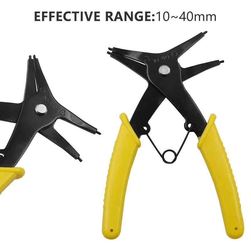 For Automotive And Mechanical Repair Multifunctional 2-in-1 Professional Hand Tool Snap Ring Pliers Type Circlip Pliers
For Automotive And Mechanical Repair Multifunctional 2-in-1 Professional Hand Tool Snap Ring Pliers Type Circlip Pliers