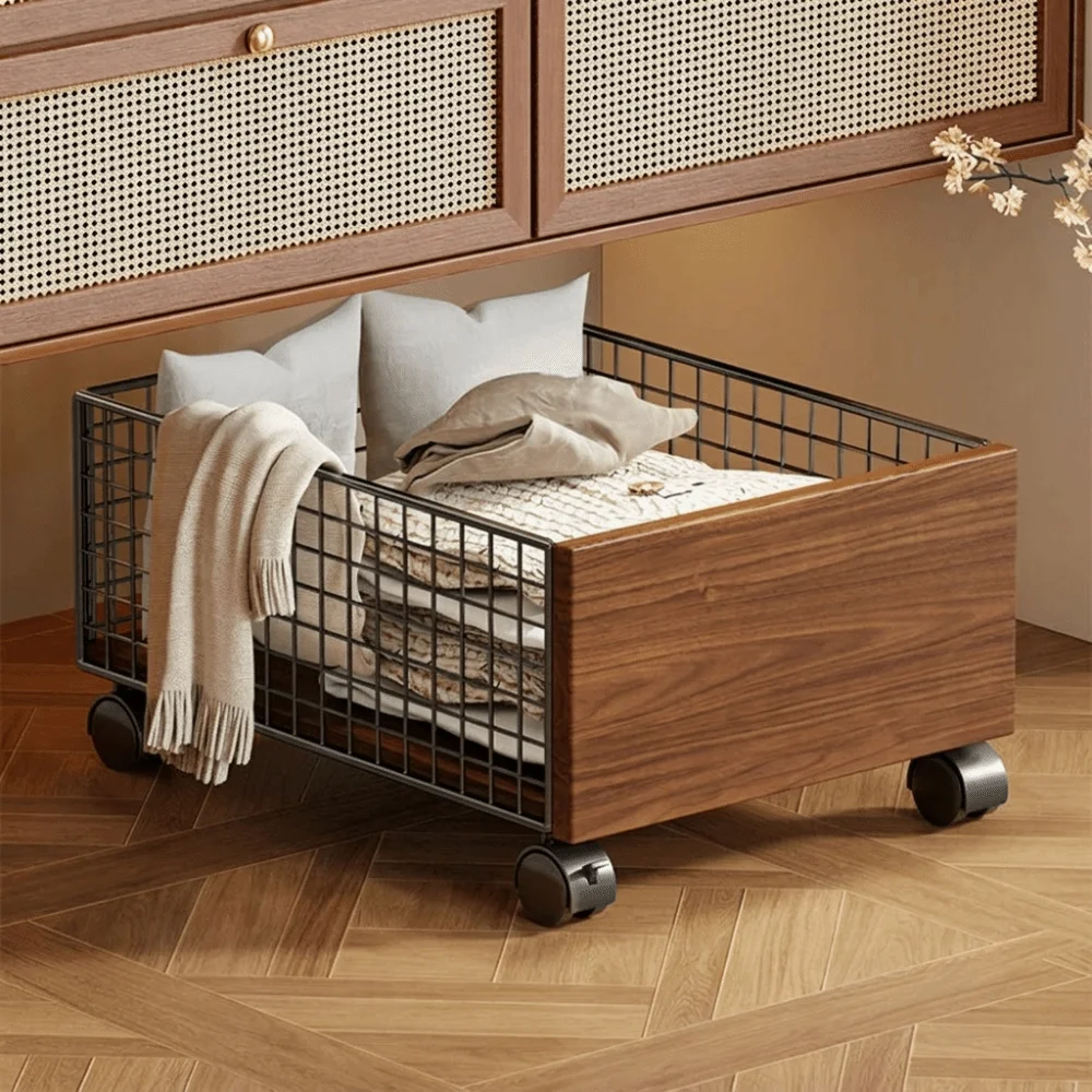 Large Capacity Under Cabinet Rolling Cart with Wheels Space Saving Rolling Storage Basket Multi-Functional Mesh Laundry Basket
Large Capacity Under Cabinet Rolling Cart with Wheels Space Saving Rolling Storage Basket Multi-Functional Mesh Laundry Basket