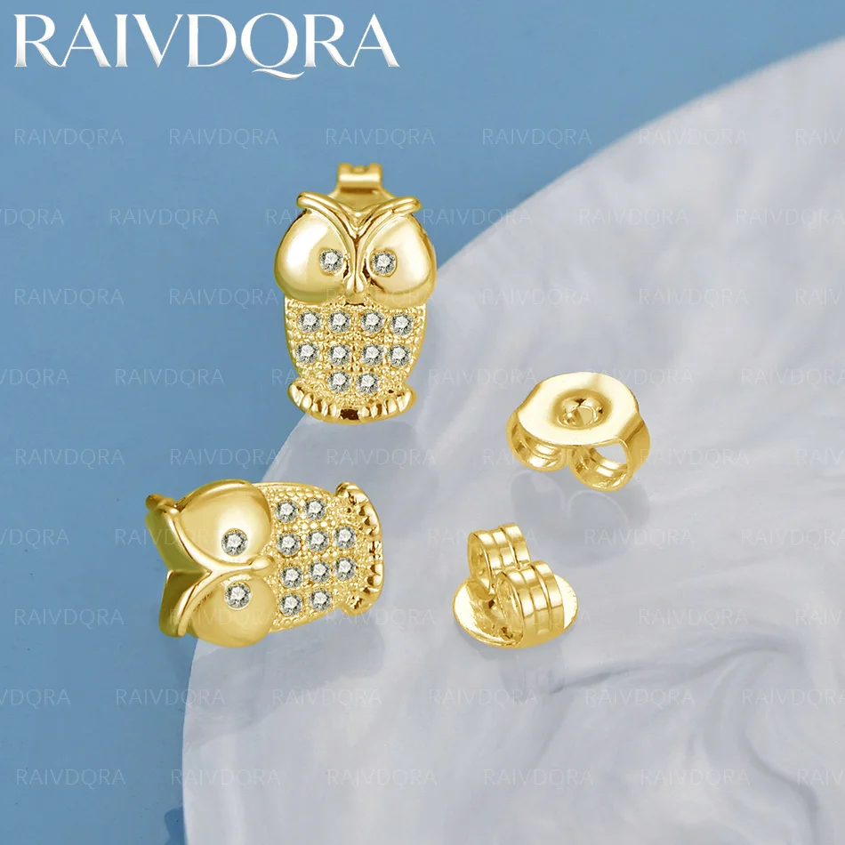 18K Gold Plated Zircons Owl Stud Earrings For Women Fashion Jewelry Romantic Grace Party Birthday Gifts Wedding
18K Gold Plated Zircons Owl Stud Earrings For Women Fashion Jewelry Romantic Grace Party Birthday Gifts Wedding