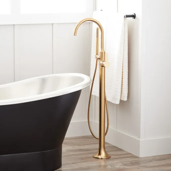 ur-Brass Free Standing Bath Tap Floor Stand Faucet Bathtub Faucet Freestanding Tub With Tub Mounted Faucet#
ur-Brass Free Standing Bath Tap Floor Stand Faucet Bathtub Faucet Freestanding Tub With Tub Mounted Faucet#