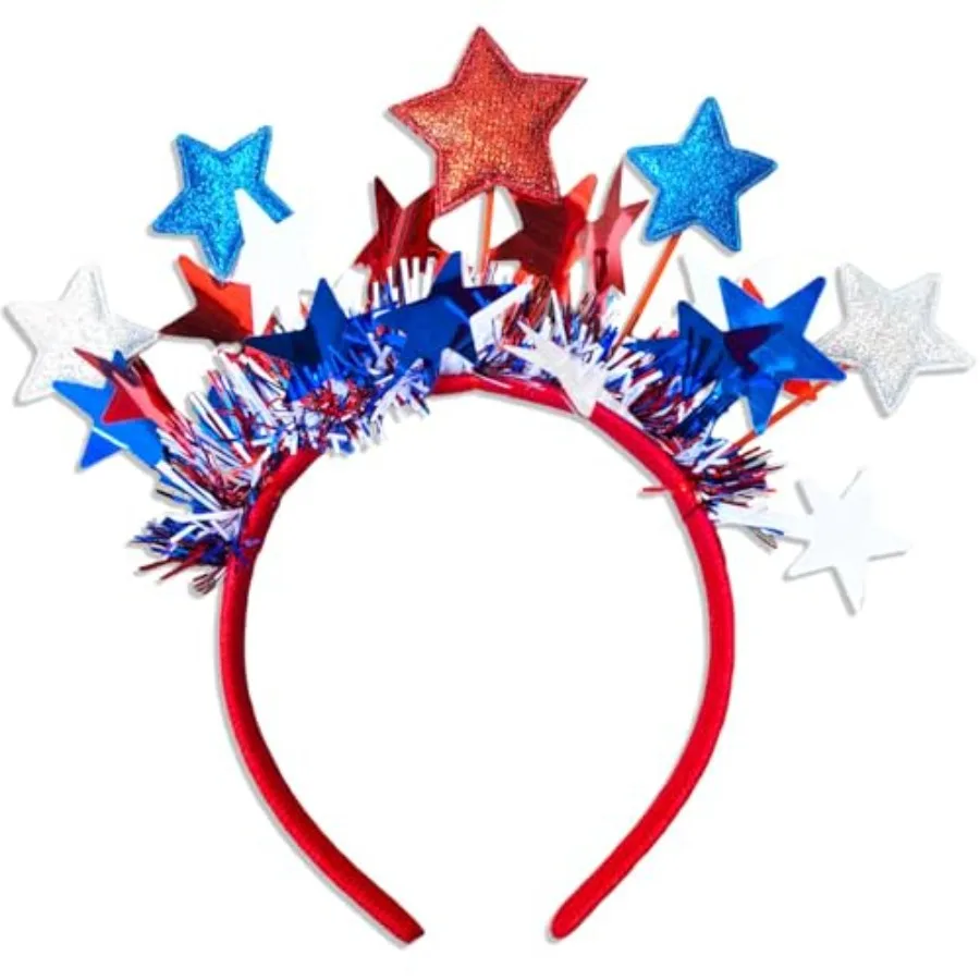 1Pcs 4th of July Star Headband Red White Blue Patriotic Glitter Hair Hoop Colorful Bling Shiny Star Hair Clips Hair Bands for W
1Pcs 4th of July Star Headband Red White Blue Patriotic Glitter Hair Hoop Colorful Bling Shiny Star Hair Clips Hair Bands for W