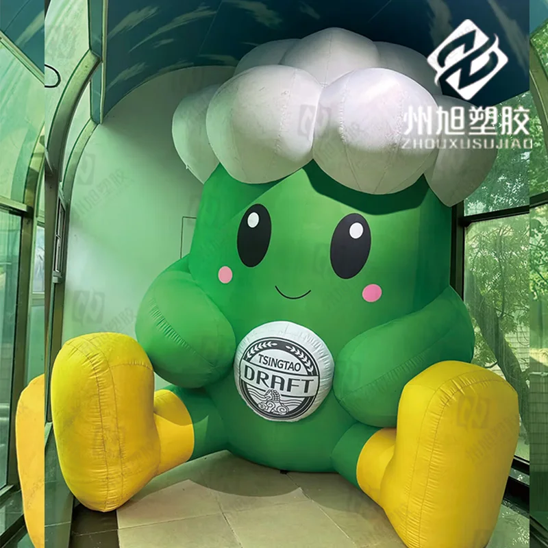 Inflatable beer doll air model with white LED lights cartoon air model shopping mall outdoor decorative props
Inflatable beer doll air model with white LED lights cartoon air model shopping mall outdoor decorative props