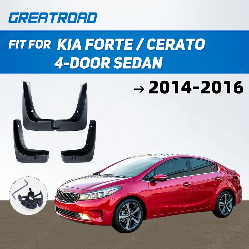 Set Molded Car Mud Flaps For Kia Forte / Cerato 4-Door Sedan 2014 2015 2016 Mudflaps Splash Guards Mud Flap Mudguards
Set Molded Car Mud Flaps For Kia Forte / Cerato 4-Door Sedan 2014 2015 2016 Mudflaps Splash Guards Mud Flap Mudguards