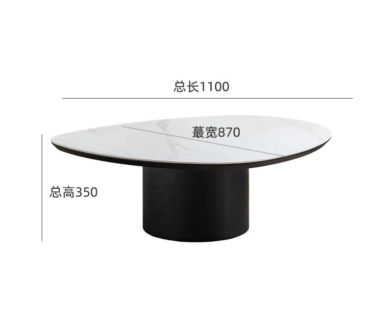 Italian light luxury rock slab coffee table living room household small apartment
Italian light luxury rock slab coffee table living room household small apartment
