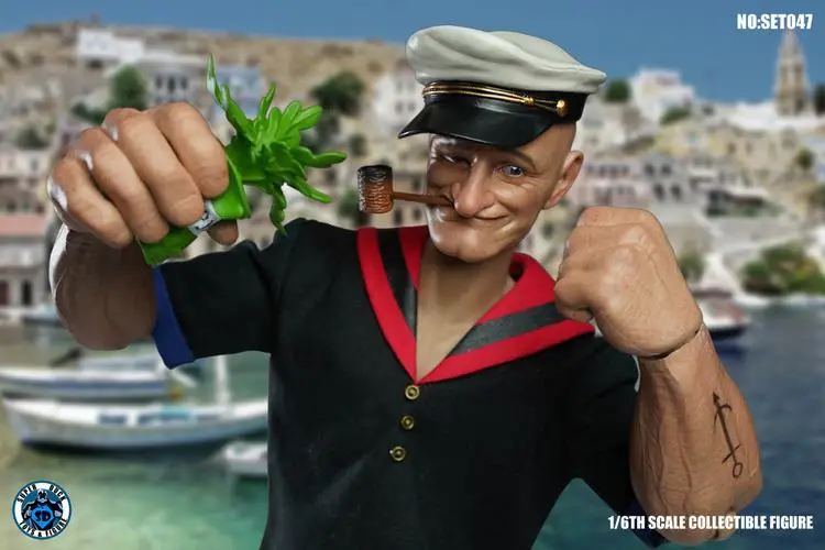 New Arrival Super duck SET047 1/6 Hot Sale Popeye The Sailor Man PVC Figure Model Toy TATTOO BODY
New Arrival Super duck SET047 1/6 Hot Sale Popeye The Sailor Man PVC Figure Model Toy TATTOO BODY