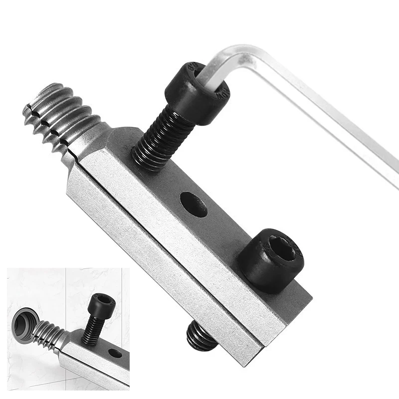 Multifunctional Broken Pipe Extractor Tools Faucet Angle Valves Broken Wire Extractors 4/6 Points Universal Reverse Silk Wrench
Multifunctional Broken Pipe Extractor Tools Faucet Angle Valves Broken Wire Extractors 4/6 Points Universal Reverse Silk Wrench