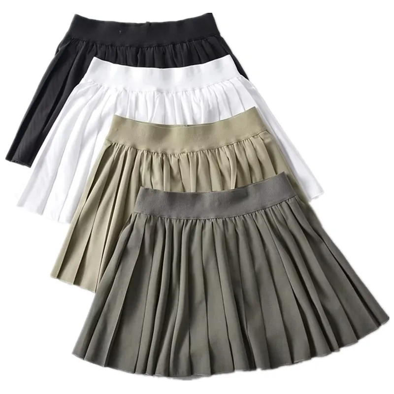 Женская плиссированная юбка Spor с высокой талией, весна-лето, Новое поступление, цветная футболка трапециевидной формы с силуэтом для поездок на работу, студенческая футболка...
Женская плиссированная юбка Spor с высокой талией, весна-лето, Новое поступление, цветная футболка трапециевидной формы с силуэтом для поездок на работу, студенческая футболка...