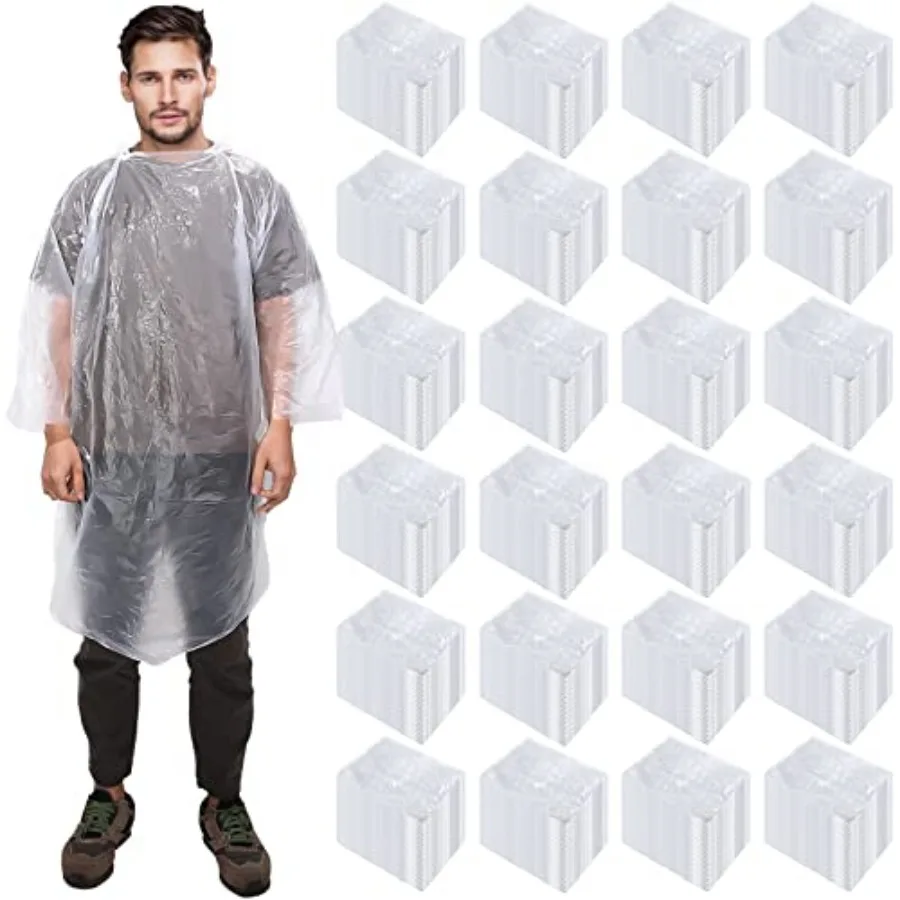 150 Pcs Disposable Rain Ponchos Bulk for Adults Emergency Ponchos with Hood for Man Women Travelling Camping Hiking
150 Pcs Disposable Rain Ponchos Bulk for Adults Emergency Ponchos with Hood for Man Women Travelling Camping Hiking