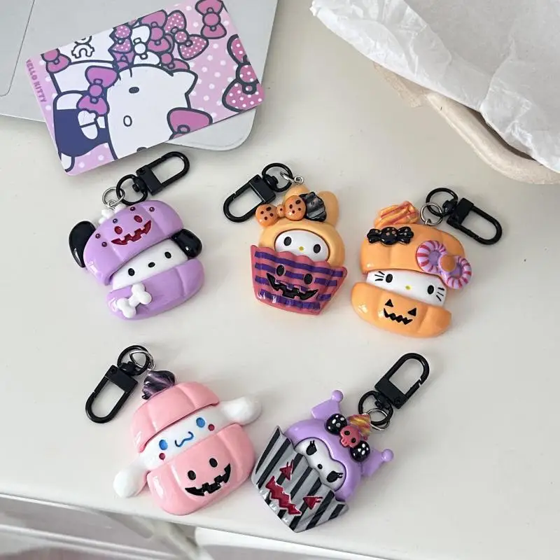 Kawaii Sanrio Halloween Anime Key Chain Cute Hello Kitty My Melody Kuromi Cartoon Skeleton Pendant Holiday Gifts Gifts for Girls
Kawaii Sanrio Halloween Anime Key Chain Cute Hello Kitty My Melody Kuromi Cartoon Skeleton Pendant Holiday Gifts Gifts for Girls