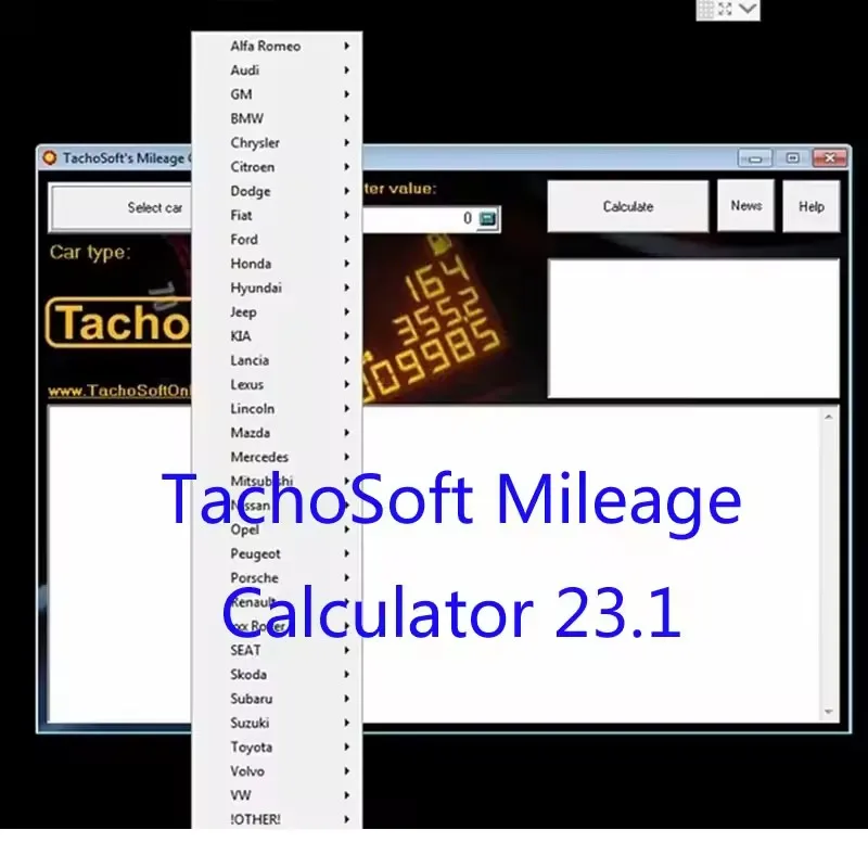 Latest 2024Hot TachoSoft Mileage Calculator software 23.1 mileage correction software Full Version Support Many Car Brands
Latest 2024Hot TachoSoft Mileage Calculator software 23.1 mileage correction software Full Version Support Many Car Brands