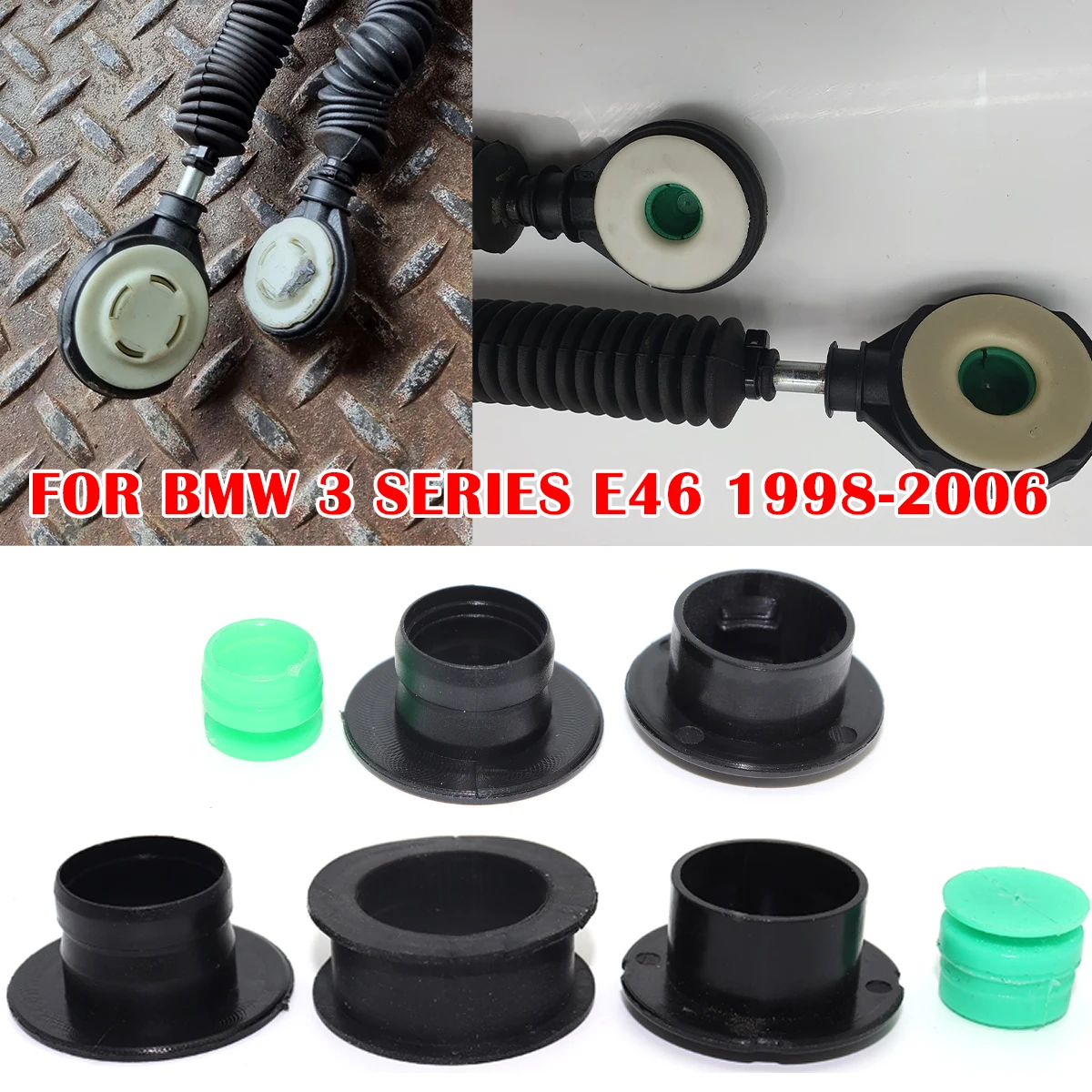 MT Gearbox Shift Cable Linkage Control Bushing Shifter Lever Selector Connect Accessories FOR BMW 3 SERIES E46 1998-2005 2006
MT Gearbox Shift Cable Linkage Control Bushing Shifter Lever Selector Connect Accessories FOR BMW 3 SERIES E46 1998-2005 2006