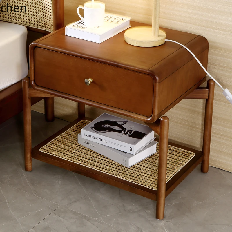 CP solid wood bedside table modern simple drawer storage multi-layer ash wood storage cabinet
CP solid wood bedside table modern simple drawer storage multi-layer ash wood storage cabinet
