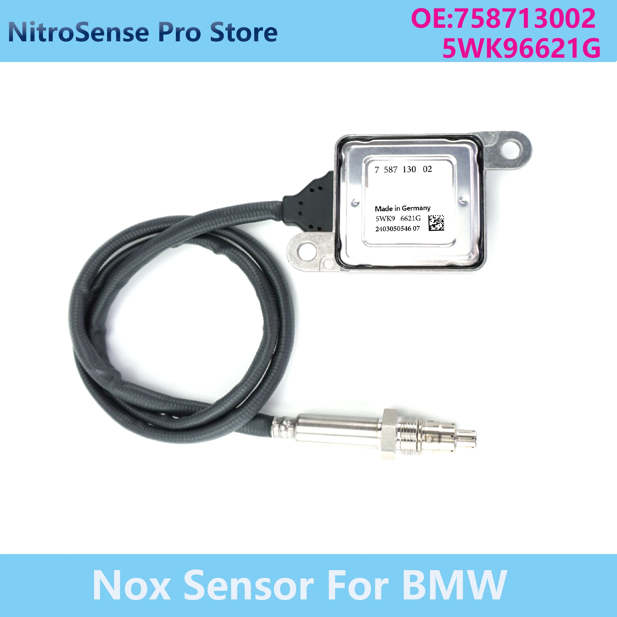 758713002 5WK96621G 5WK9 6621G New Nitrogen Oxide Sensor Nox Sensor for 12V BMW E90 E91 E60 E61 E63 E64 325i 330i 525i 530i 630i
758713002 5WK96621G 5WK9 6621G New Nitrogen Oxide Sensor Nox Sensor for 12V BMW E90 E91 E60 E61 E63 E64 325i 330i 525i 530i 630i