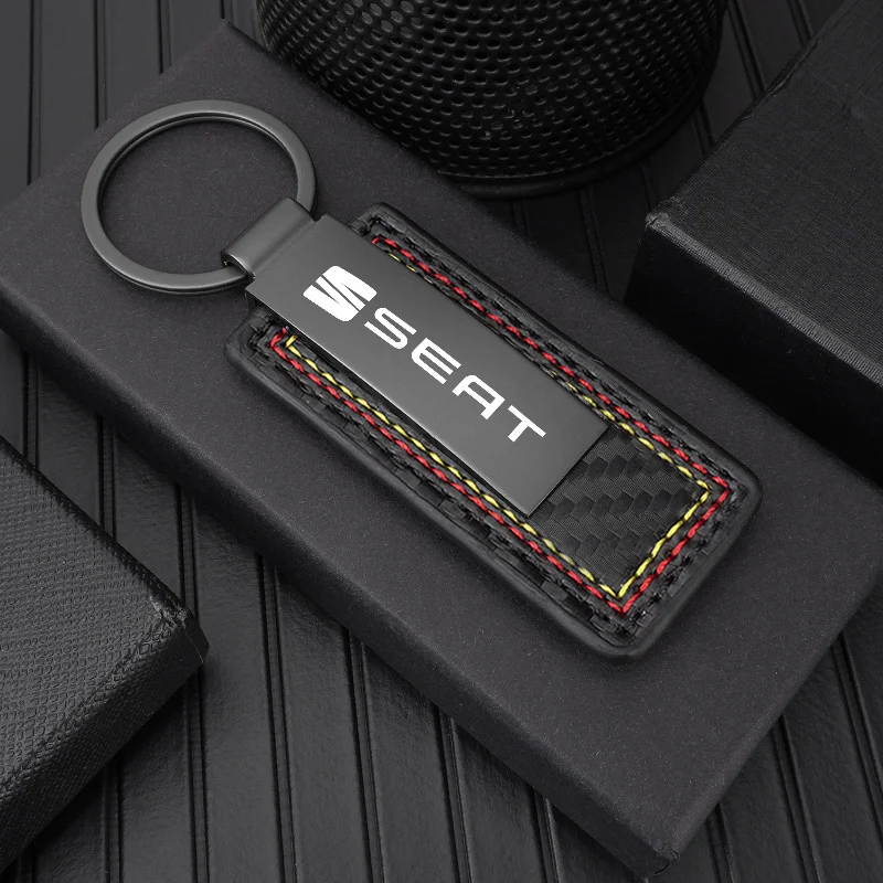 Carbon Fiber Car Keyrings Key Rings Holder Pendant Gift For Seat FR Leon Ibiza Altea Exe 5f Mk2 Mk3 TARRACO Interior Accessories
Carbon Fiber Car Keyrings Key Rings Holder Pendant Gift For Seat FR Leon Ibiza Altea Exe 5f Mk2 Mk3 TARRACO Interior Accessories