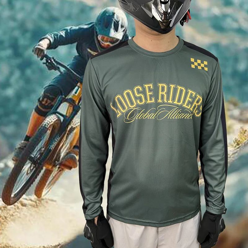 loose riders mtb 2025 men's long sleeve jersey DH off-road enduro motorcycle BMX mountain bike enduro shirt
loose riders mtb 2025 men's long sleeve jersey DH off-road enduro motorcycle BMX mountain bike enduro shirt