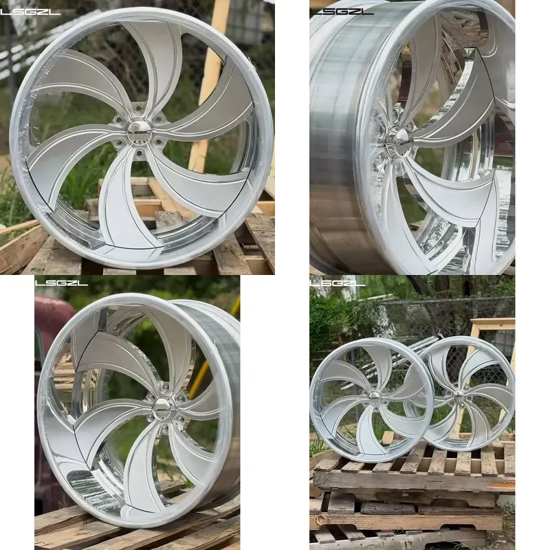i LSGZL Customized Directional wheel Forged Wheels 2 Pieces 20 22 24 Inch 5x127 5x130 6x139.7 for chevy c10 1500
i LSGZL Customized Directional wheel Forged Wheels 2 Pieces 20 22 24 Inch 5x127 5x130 6x139.7 for chevy c10 1500