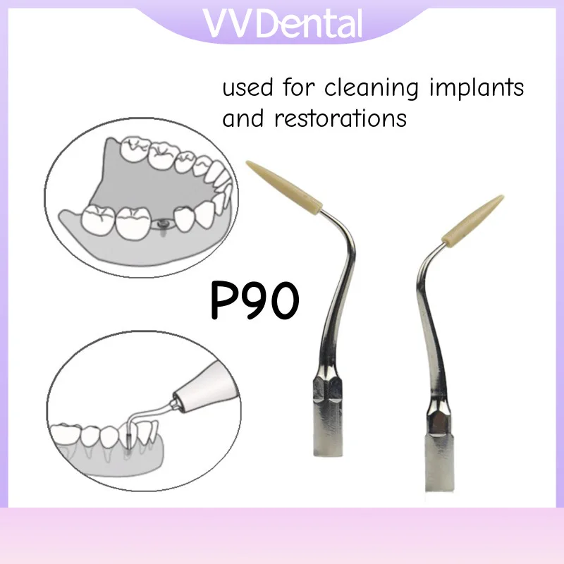 VV Dental 1/3Pcs Durable Ultrasonic Scaler Tips for Teeth Implants and Restorations for Tooth Cleaning P90
VV Dental 1/3Pcs Durable Ultrasonic Scaler Tips for Teeth Implants and Restorations for Tooth Cleaning P90