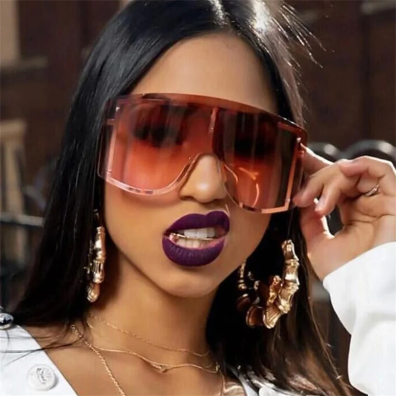 Kenbo Fashion Oversized Square Sunglasses Women Retro Gradient Big Frame Sun Glasses Female One Piece Gafas Shade Clear Lens
Kenbo Fashion Oversized Square Sunglasses Women Retro Gradient Big Frame Sun Glasses Female One Piece Gafas Shade Clear Lens
