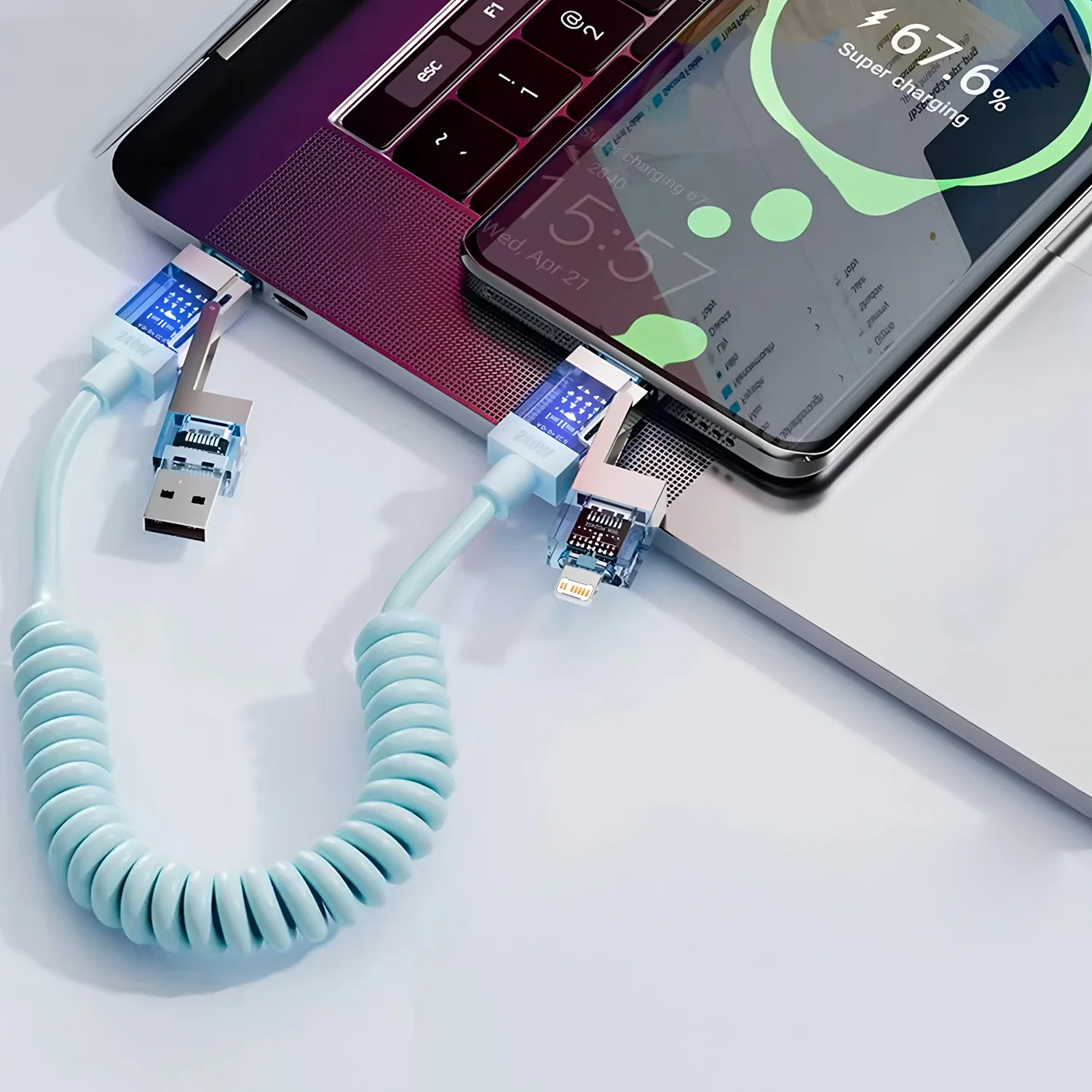 2 шт. PD 240 Вт 4 в 1 USB Type C к Type C Кабель для быстрой зарядки мобильного телефона Пружинный выдвижной кабель для передачи данных для iPhone15 16 Samsung
2 шт. PD 240 Вт 4 в 1 USB Type C к Type C Кабель для быстрой зарядки мобильного телефона Пружинный выдвижной кабель для передачи данных для iPhone15 16 Samsung