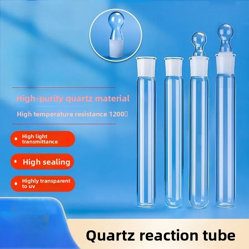 Sealed Fused Silica Test Tube Standard Grinding Mouth Anti-Corrosion High Light Transmission Lab Photolysis Experiment Glassware
Sealed Fused Silica Test Tube Standard Grinding Mouth Anti-Corrosion High Light Transmission Lab Photolysis Experiment Glassware