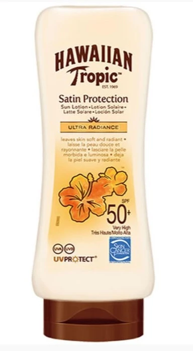 Солнцезащитный лосьон Hawaiian Tropic Satin Protection SPF 50 (180 мл)
Солнцезащитный лосьон Hawaiian Tropic Satin Protection SPF 50 (180 мл)